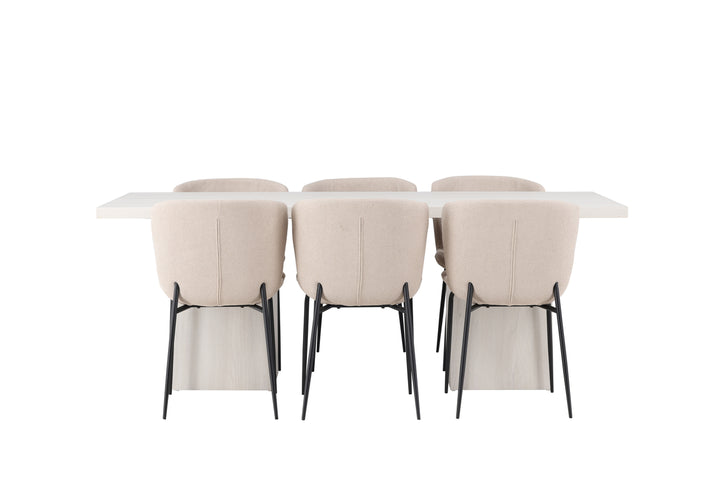 Modesto & Olga Matgrupp Beige/Vit