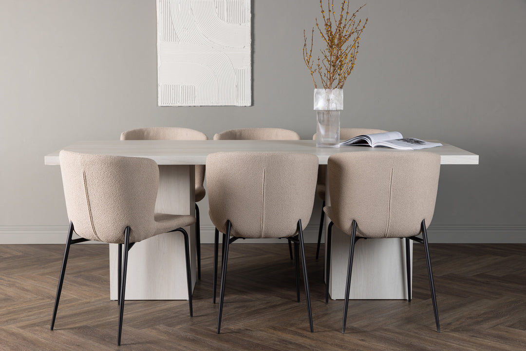 Modesto & Olga Matgrupp Beige/Vit