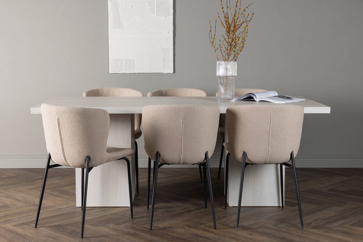 Modesto & Olga Matgrupp Beige/Vit