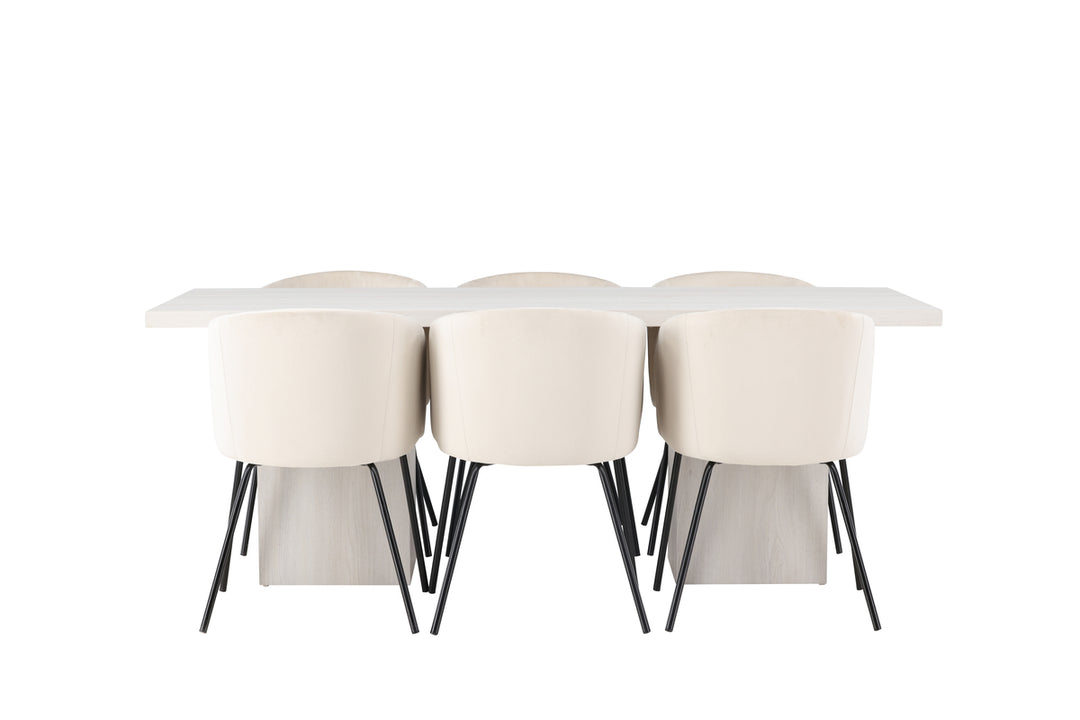 Berit & Olga Matgrupp Beige/Vit