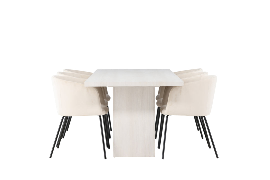 Berit & Olga Matgrupp Beige/Vit