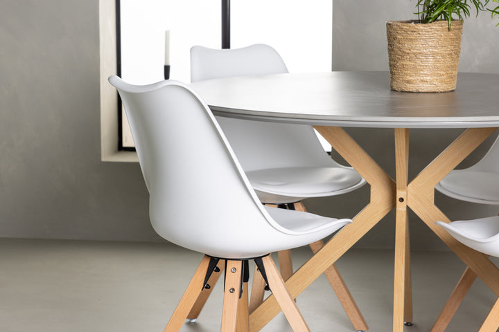 Piazza & Zeno Matgrupp Grå/Vit