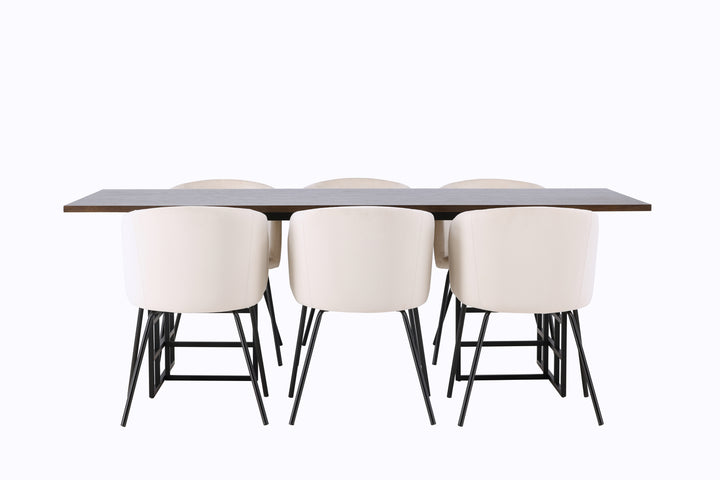 Berit & Ystad Matgrupp Beige/Mocka