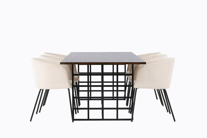 Berit & Ystad Matgrupp Beige/Mocka