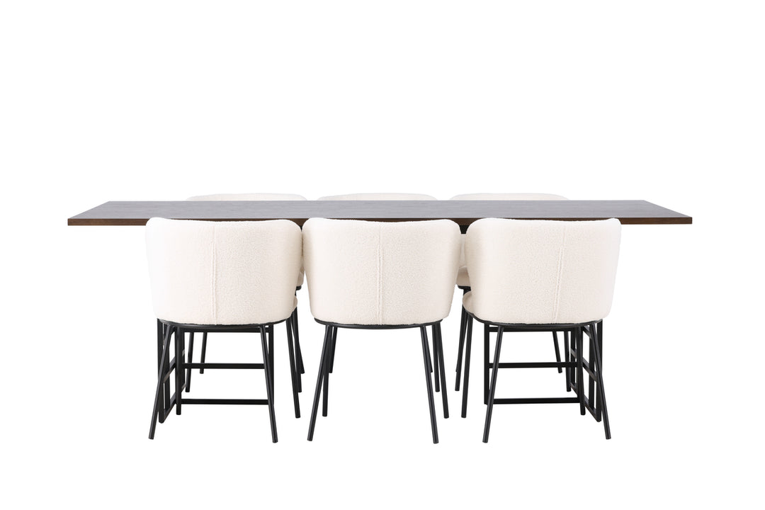 Ystad & Edina Matgrupp Mocka/Vit