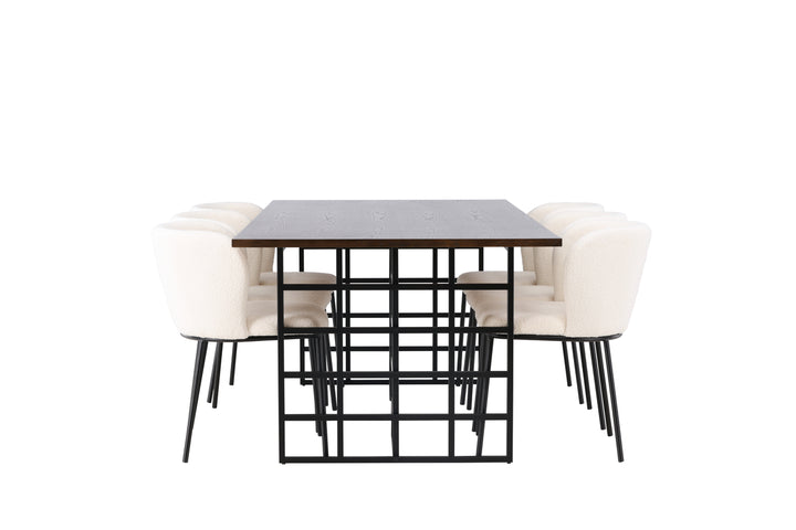 Ystad & Edina Matgrupp Mocka/Vit