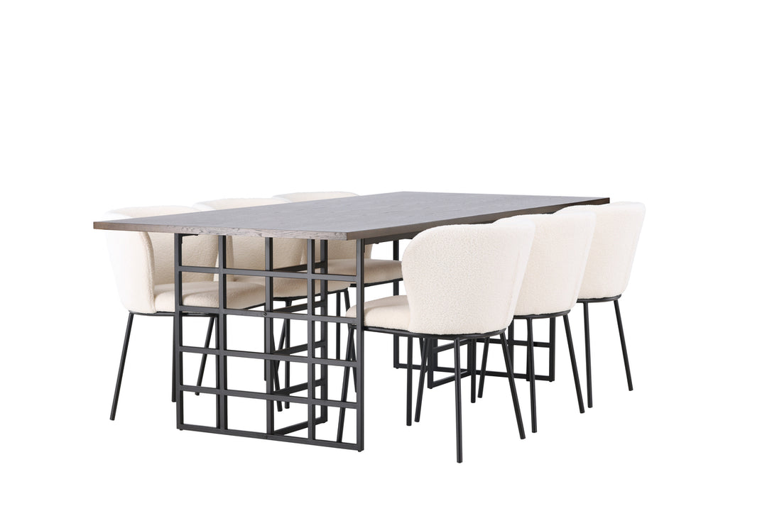 Ystad & Edina Matgrupp Mocka/Vit