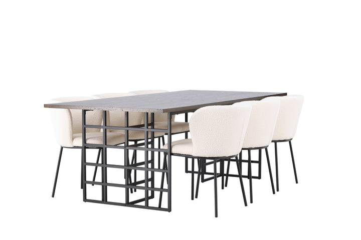 Ystad & Edina Matgrupp Mocka/Vit