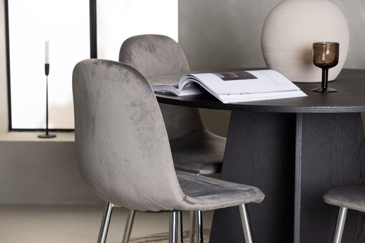 Bootcut & Eva Matgrupp Svart/Ljusgrå