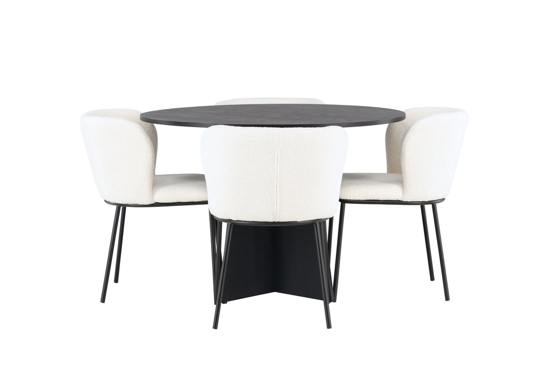 Bootcut & Edina Matgrupp Svart/Vit