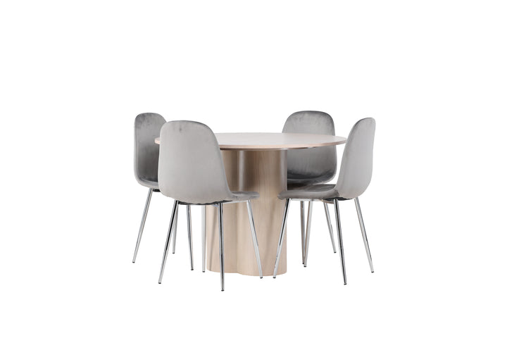 Olivia & Eva Matgrupp Vitputsad/Ljusgrå