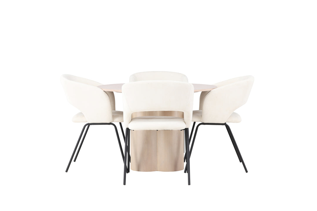 Olivia & DayMatgrupp Vitputsad/Off-white