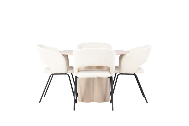 Olivia & DayMatgrupp Vitputsad/Off-white