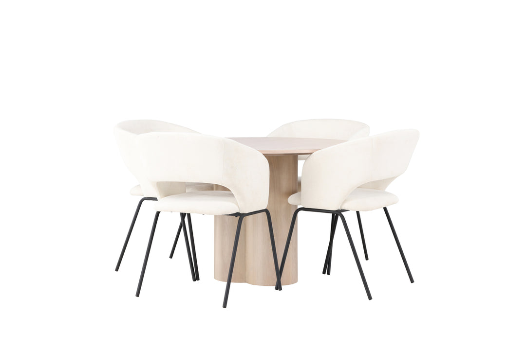 Olivia & DayMatgrupp Vitputsad/Off-white