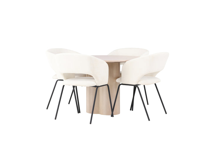 Olivia & DayMatgrupp Vitputsad/Off-white