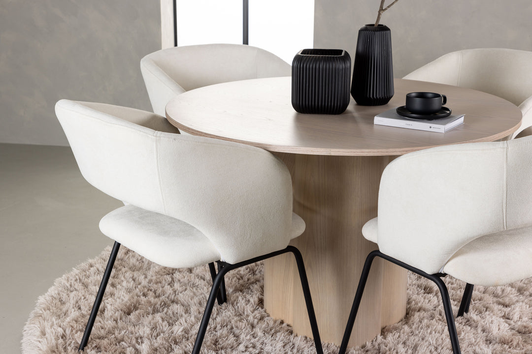 Olivia & DayMatgrupp Vitputsad/Off-white