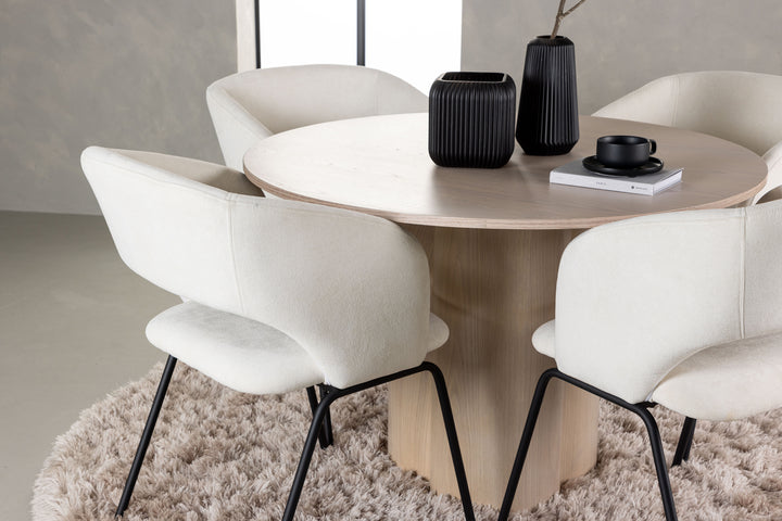 Olivia & DayMatgrupp Vitputsad/Off-white