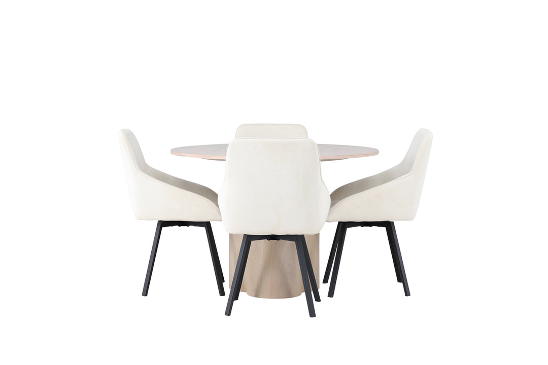 Olivia & Rosie Matgrupp Vitputsad/Beige