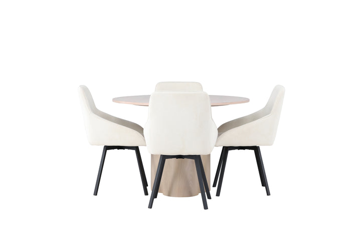 Olivia & Rosie Matgrupp Vitputsad/Beige