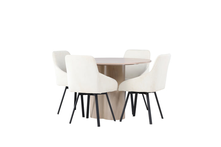 Olivia & Rosie Matgrupp Vitputsad/Beige