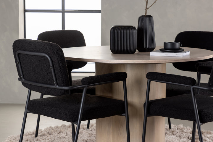 Olivia & Yesterday Matgrupp Vitputsad/Svart