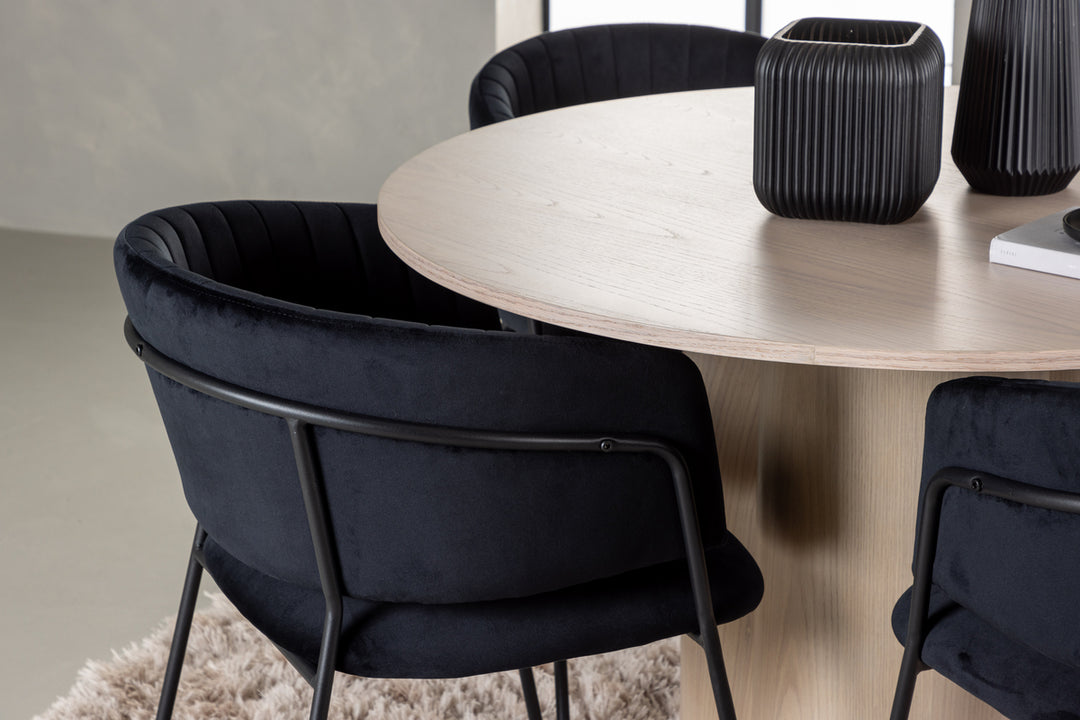 Olivia & Selma Matgrupp Vitputsad/Svart