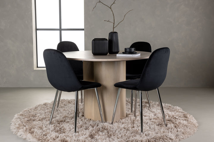 Olivia & Pola Matgrupp Vitputsad/Svart