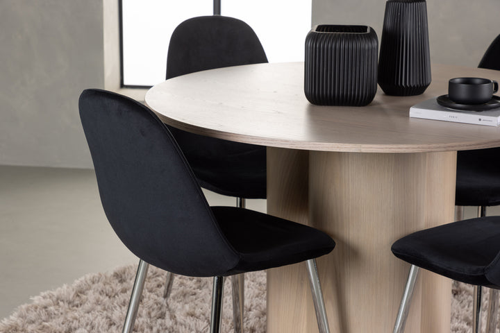 Olivia & Pola Matgrupp Vitputsad/Svart