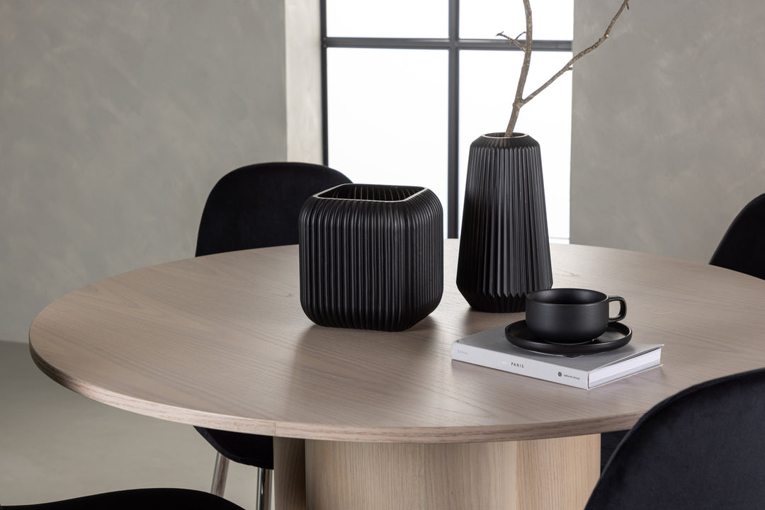 Olivia & Pola Matgrupp Vitputsad/Svart