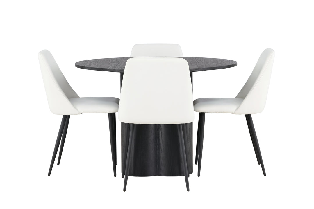 Olivia & Night Matgrupp Svart/Vit