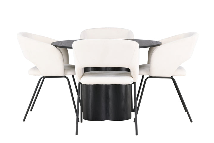 Olivia & Day Matgrupp Svart/Off-white