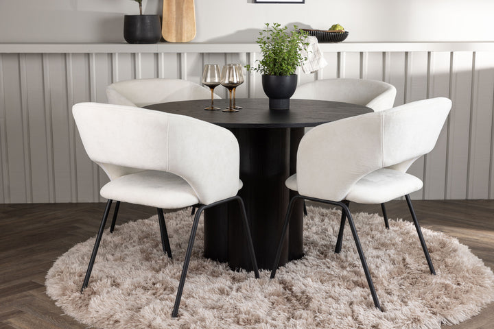 Olivia & Day Matgrupp Svart/Off-white