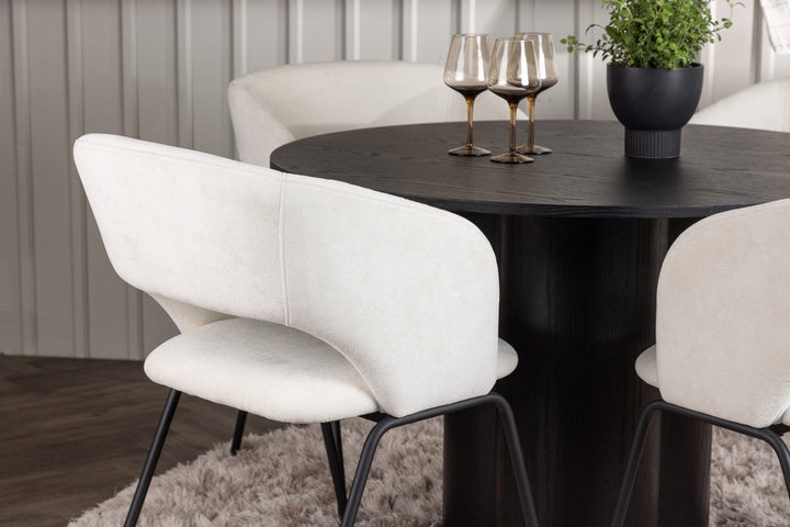 Olivia & Day Matgrupp Svart/Off-white