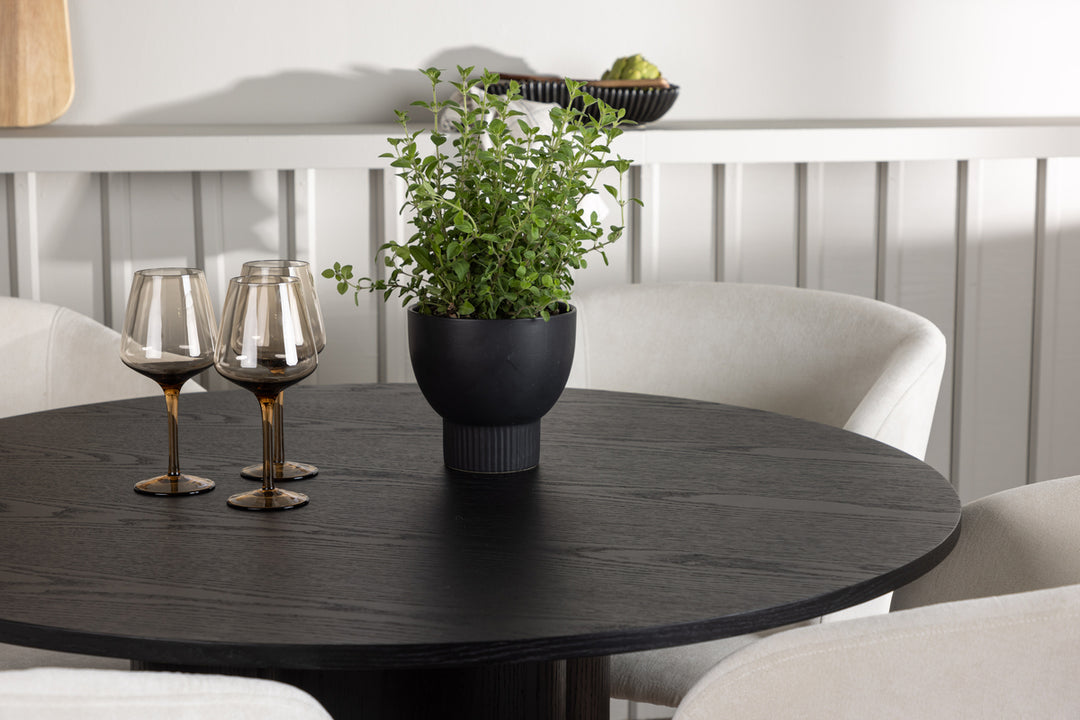 Olivia & Day Matgrupp Svart/Off-white