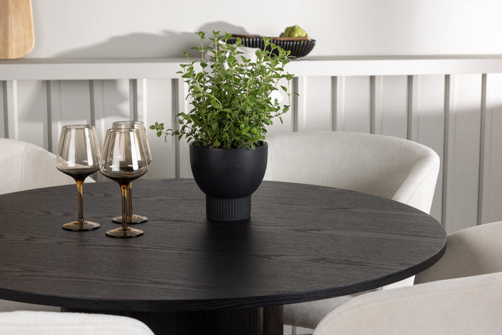 Olivia & Day Matgrupp Svart/Off-white