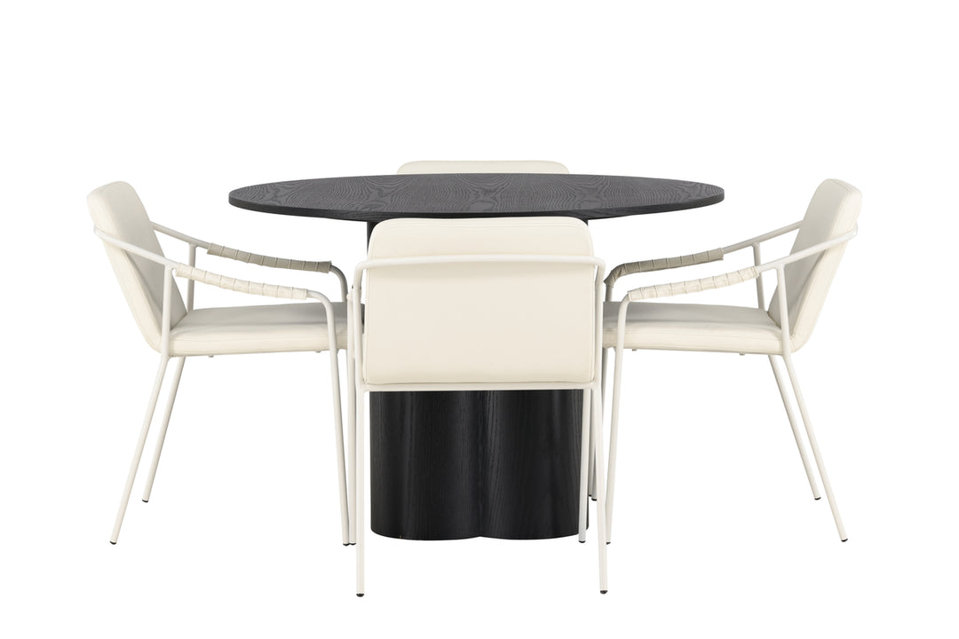 Olivia & Tvist Matgrupp Svart/Beige