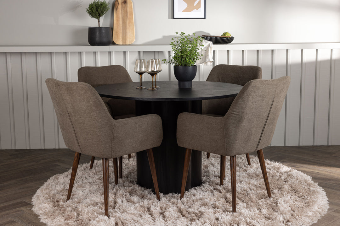 Olivia & Tomorrow Matgrupp Svart/Brun