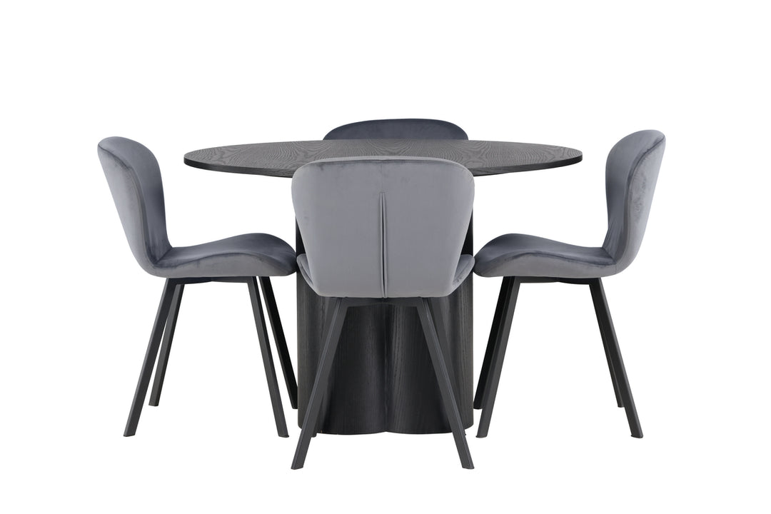 Olivia & Lilja Matgrupp Svart/Grå