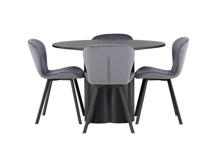 Olivia & Lilja Matgrupp Svart/Grå