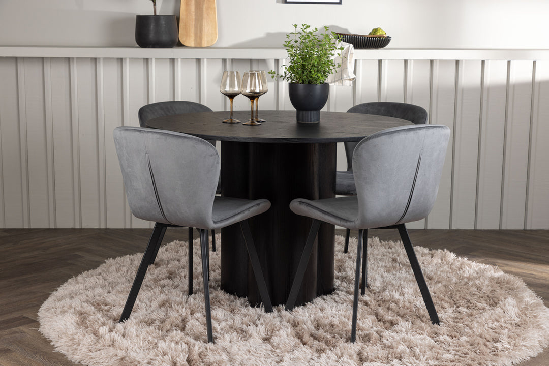 Olivia & Lilja Matgrupp Svart/Grå