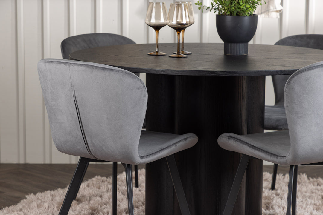 Olivia & Lilja Matgrupp Svart/Grå