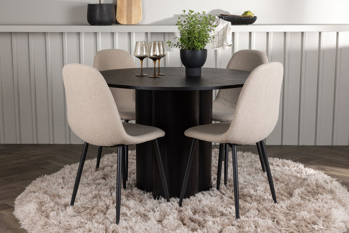 Olivia & Polar Matgrupp Svart/Beige