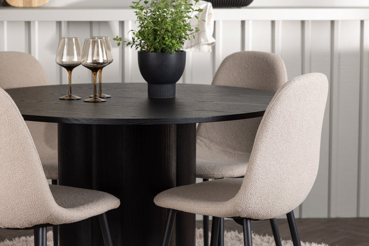 Olivia & Polar Matgrupp Svart/Beige