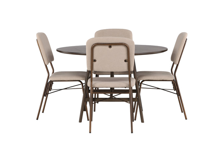 Kaseidon & Seda Matgrupp Mörkbrun/Beige