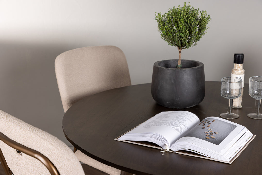 Kaseidon & Seda Matgrupp Mörkbrun/Beige