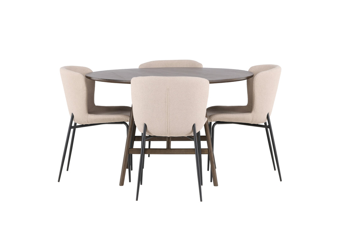 Modesto & Kaseidon Matgrupp Beige/Mörkbrun