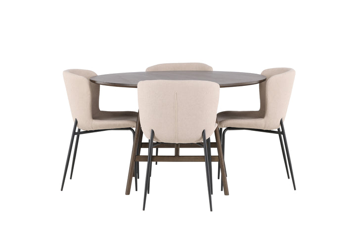 Modesto & Kaseidon Matgrupp Beige/Mörkbrun