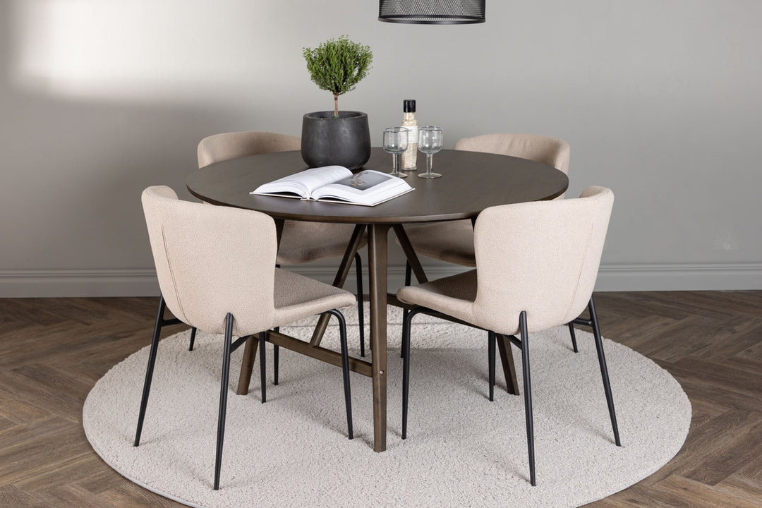 Modesto & Kaseidon Matgrupp Beige/Mörkbrun