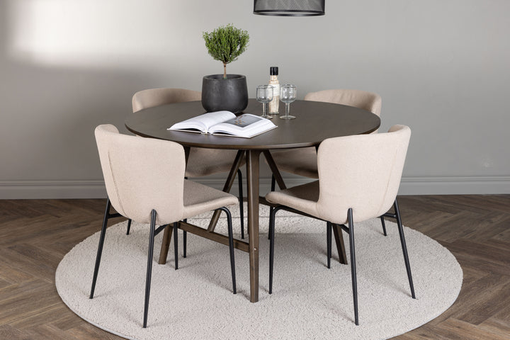 Modesto & Kaseidon Matgrupp Beige/Mörkbrun