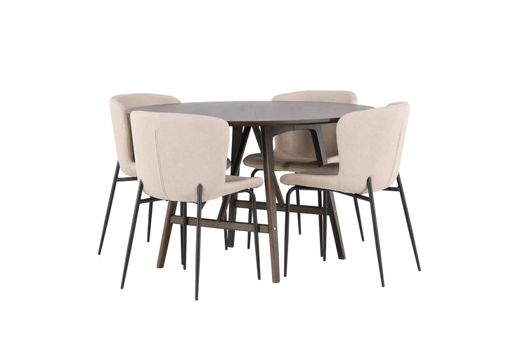 Modesto & Kaseidon Matgrupp Beige/Mörkbrun